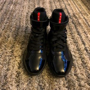 Prada America’s Cup high-top sneakers